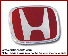 Honda of japan jdm civic type r red h emblems #2
