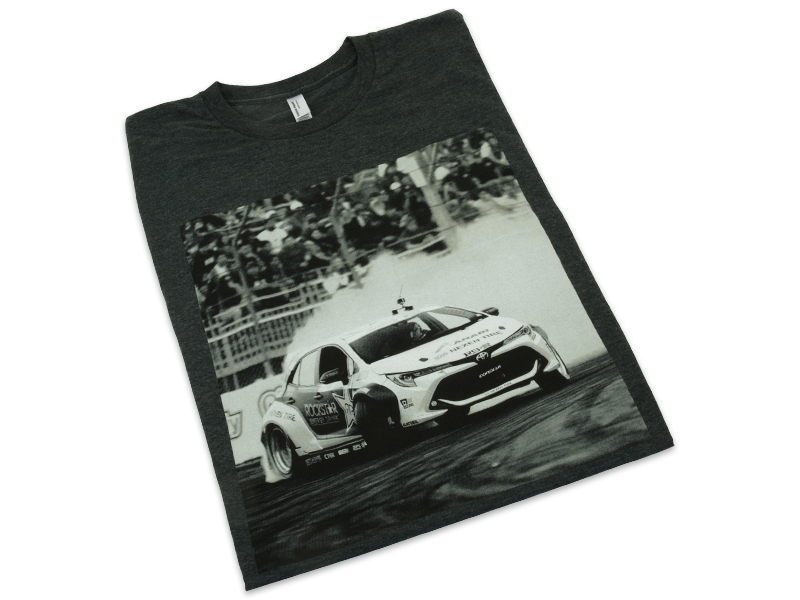 AEM ELECTRONICS T-SHIRT: DRIFT HEATHER BLACK (SMALL)
