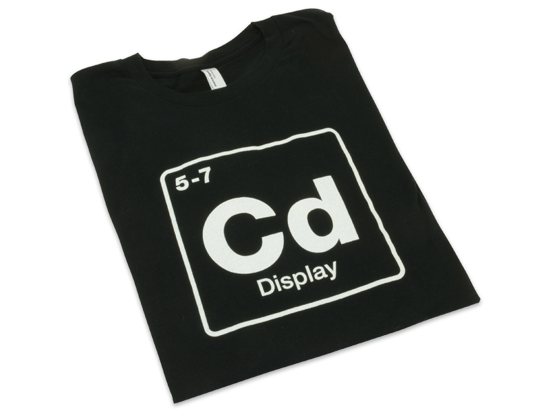 AEM ELECTRONICS T-SHIRT: CD ELEMENT BLACK (X-LARGE)