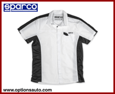 SPARCO SHIRT PIT TECH 2.0 WHITE/BLACK (XS)