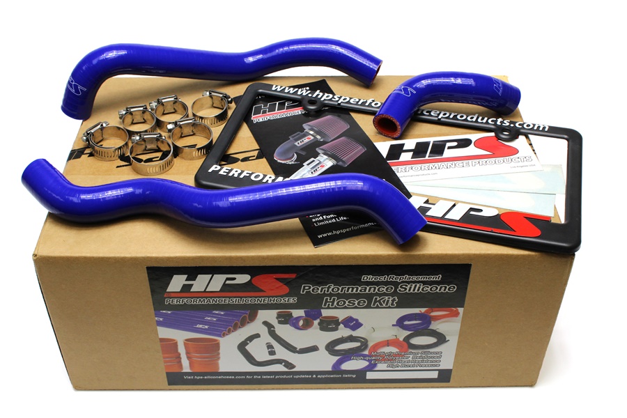 HPS BLUE SILICONE HEATER HOSE KIT FOR NISSAN 03-06 350Z LHD