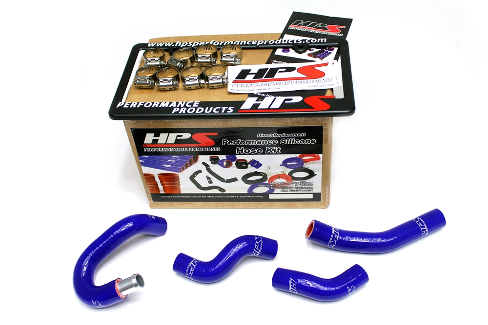 HPS RED SILICONE HEATER HOSE KIT COOLANT FOR NISSAN 07-08 350Z VQ35HR