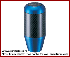 RAZO ALUMINUM+CARBON M/T SHIFT KNOB (BLUE)