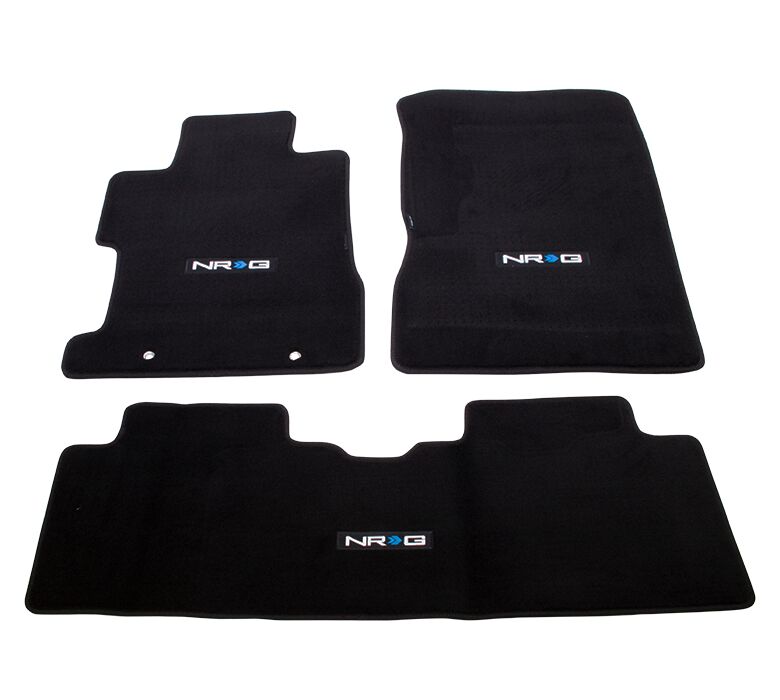 NRG FLOOR MATS: FOR HONDA CIVIC SI SEDAN 07-11 (WITH NRG LOGO)