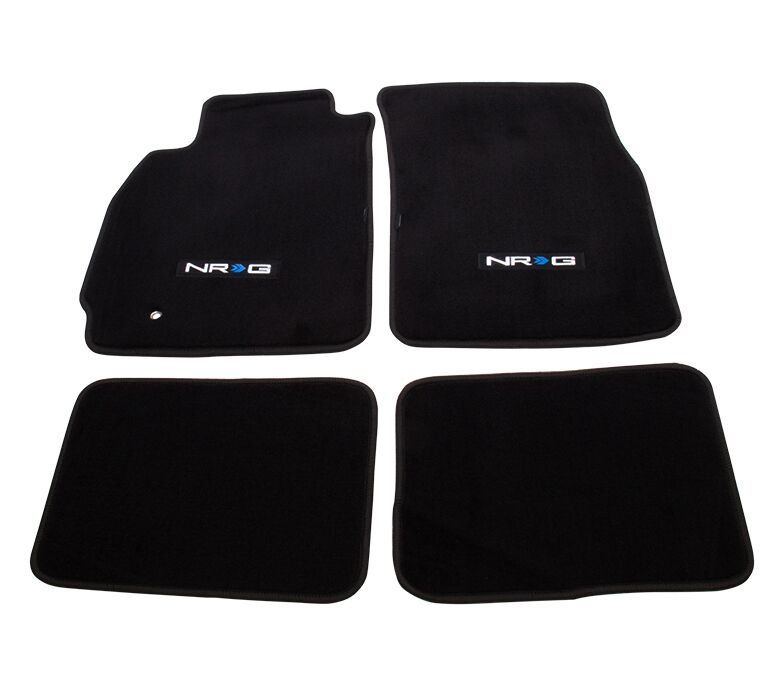 NRG FLOOR MATS: MITSUBISHI LANCER EVO 03-06 (WITH EVOLUTION LOGO)