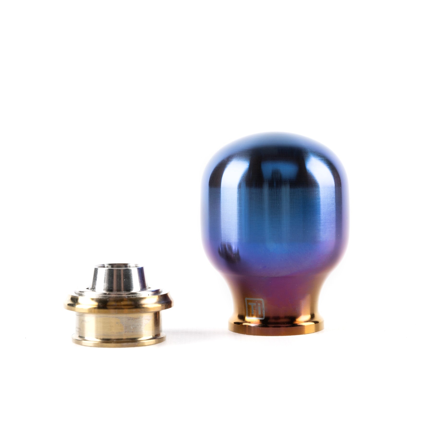 HYBRID RACING SHIFT KNOB: TITANIUM CHICANE M10 x 1.5
