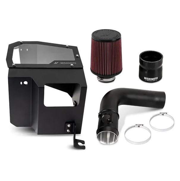 MISHIMOTO AIR INTAKE KIT: WRX 2022 (WITH AIR BOX, WRINKLE BLACK)