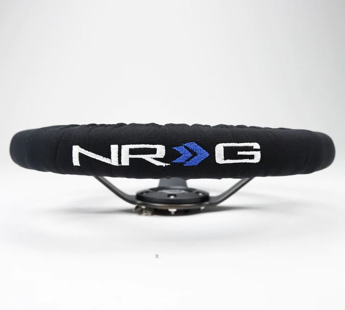 NRG STEERING WHEEL COVER: STRETCH FABRIC WITH NRG LOGO