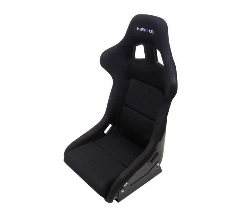 NRG CARBON FIBER BUCKET SEAT: MEDIUM (BLACK)