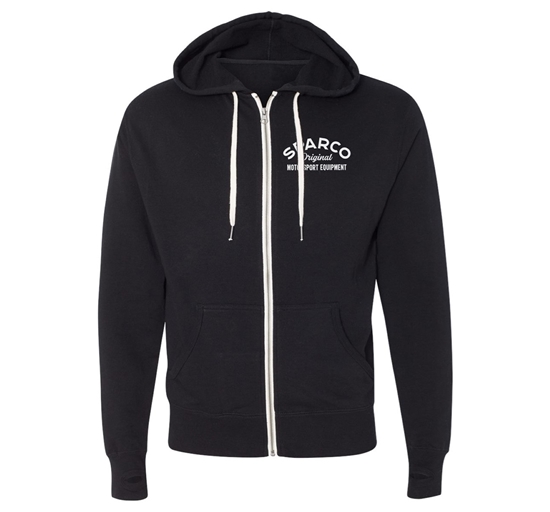 SPARCO SWEATER: HOODED GARAGE ZIP (BLK/S)
