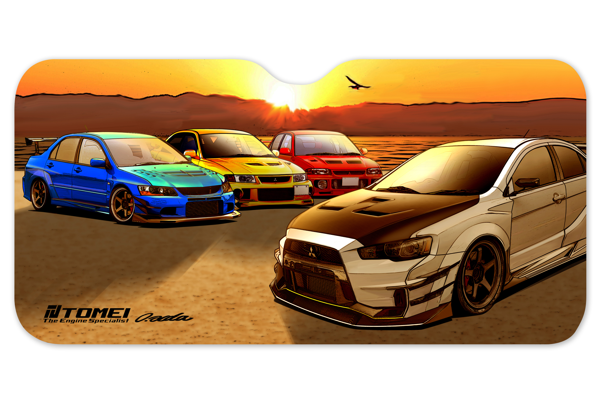 TOMEI SUNSHADE: EVO SUNSET LAKE KAWAGUCHI