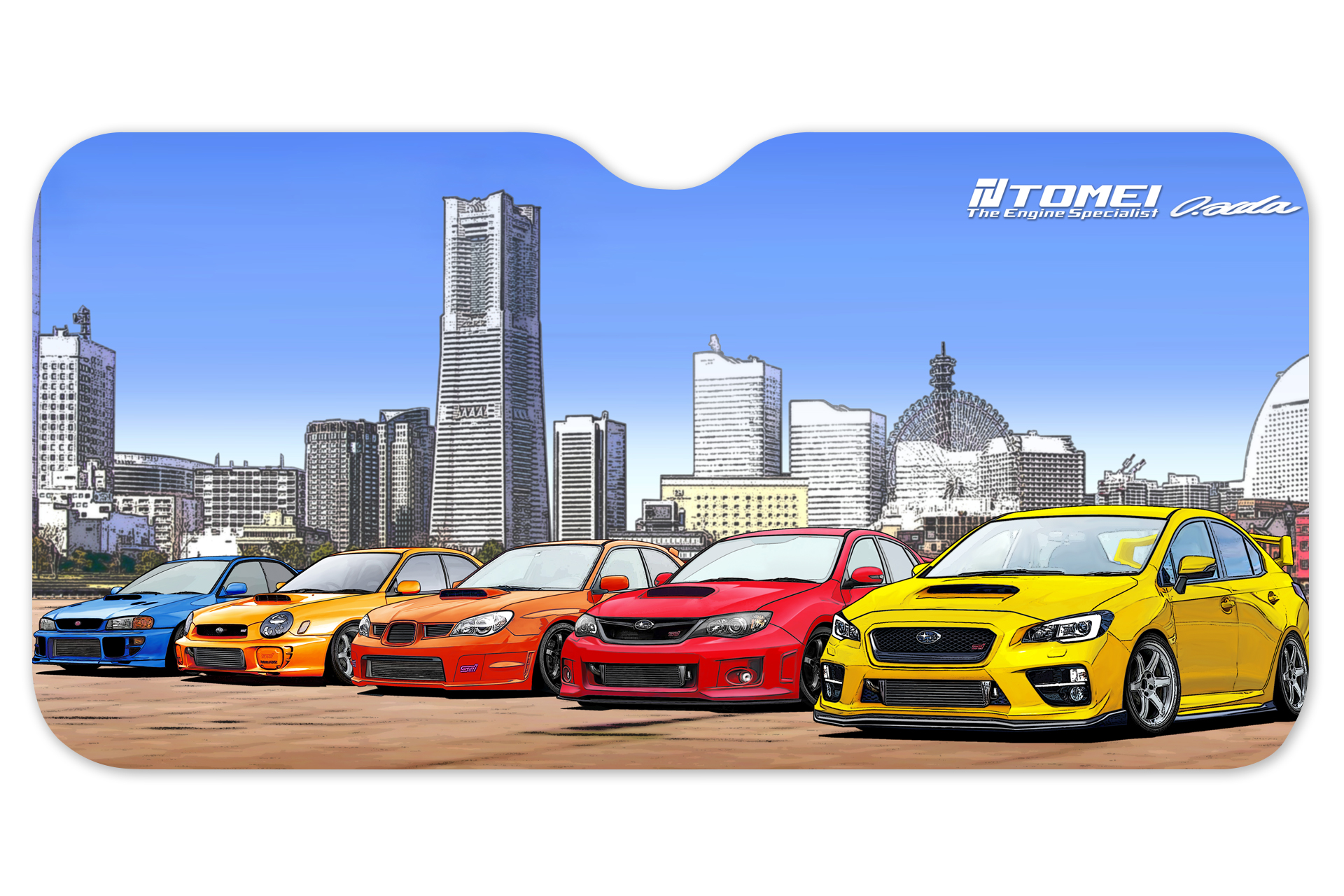 TOMEI SUNSHADE: WRX/STI MINATOMIRAI YOKOHAMA