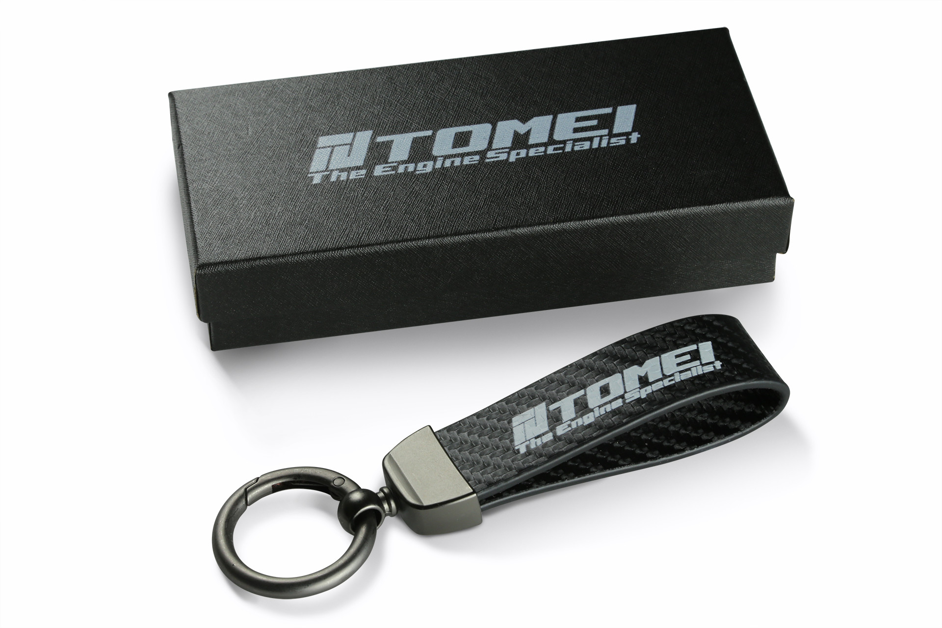TOMEI KEYCHAIN: CARBON