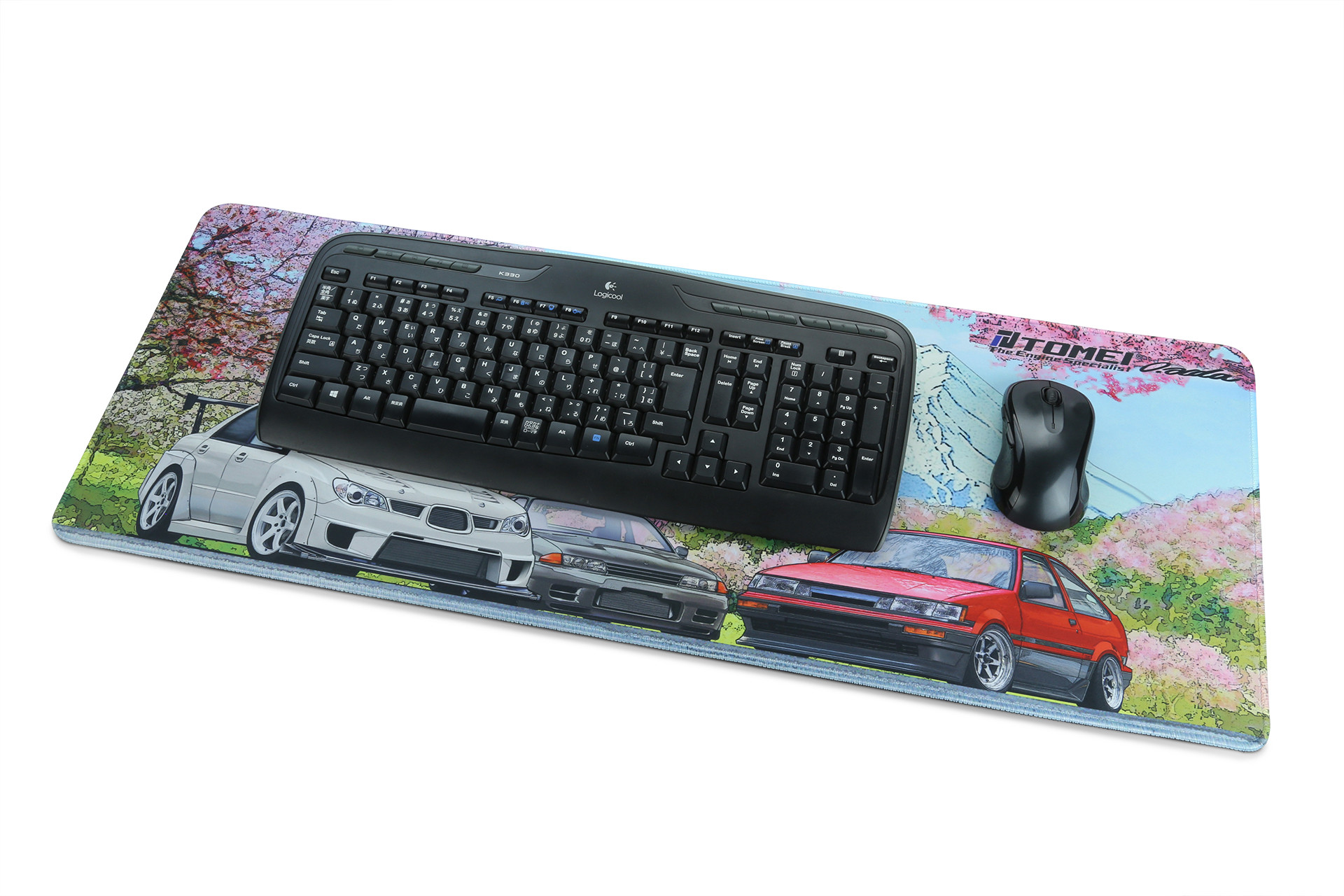TOMEI DESK PAD: GDB/BNR32/AE86 CHERRY BLOSSOM MT.FUJI