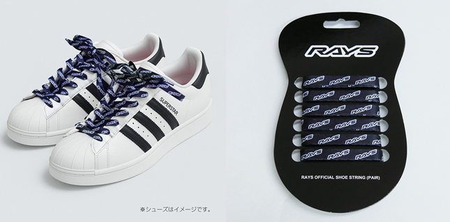 RAYS SHOE STRING: BLACK