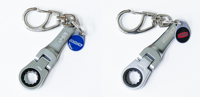 RAYS RATCHET KEYCHAIN