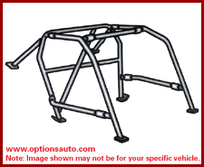 AUTOPOWER RACE ROLL CAGE: ACCORD COUPE 98-00