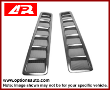 APR CARBON FIBER HOOD VENTS: MUSTANG 13-14
