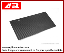 APR CARBON FIBER LICENSE PLATE