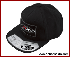 APEXi ICON PATCH HAT: SNAPBACK BLACK (ONE SIZE FITS ALL)