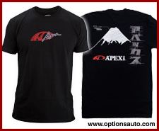 APEXi T-SHIRT: APEX MT.FUJI (S, BLACK)