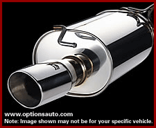 A'PEXi UNIVERSAL WS2 MUFFLER: 60mm INLET / 105mm TIP