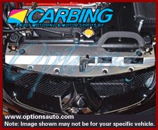 CARBING RADIATOR COOLING PLATE: LANCER EVO 03-05