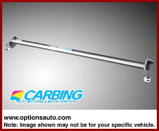 CARBING REAR STRUT TOWER BAR: SCION FR-S & SUBARU BRZ 2013-UP (STEEL/WHITE)