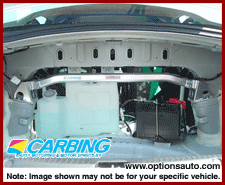 CARBING REAR STRUT TOWER BAR: LANCER EVO 08-UP