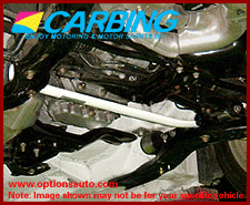CARBING FRONT LOWER ARM BAR: IMPREZA WRX 02-06