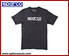 SPARCO T-SHIRT: CHARCOAL CORPORATE (XS)