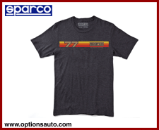 SPARCO T-SHIRT: CHARCOAL RALLY (M)