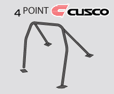 CUSCO D1 ROLL BAR: CIVIC TYPE R 17-18 (4 POINT)