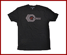 CUSCO T-SHIRT: CUSCO LOGO W/LSD (BLACK/XL)