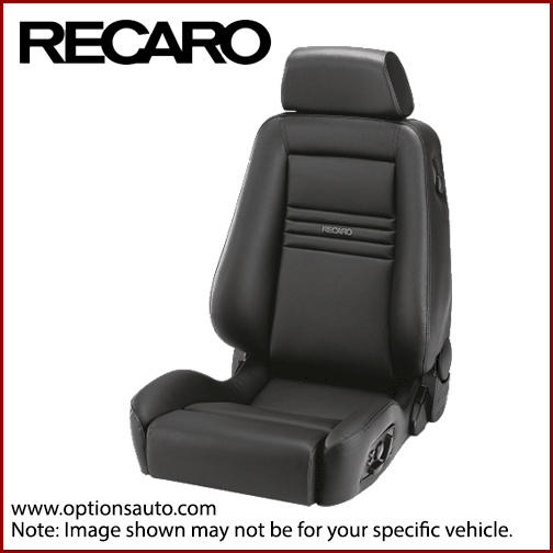 RECARO ERGOMED ES SEAT: LEATHER/BLK VINYL/BLK ARTISTA (L)