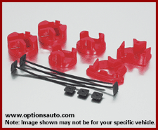 ENERGY MOTOR/TRANS MOUNT INSERT SET: NEON 95-99 (BLACK)