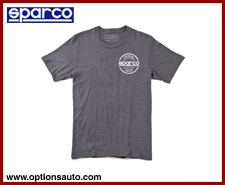 SPARCO T-SHIRT: GRAY RALLY (S)