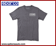 SPARCO T-SHIRT: GRAY HERITAGE (S)
