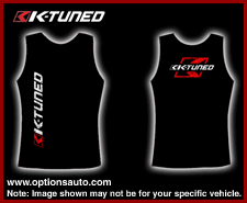 K-TUNED TANK TOP: DISTRESSED VERTICAL LOGO (MEDIUM)