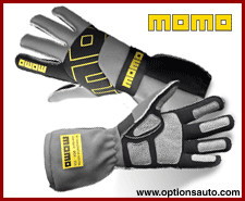MOMO RACING GLOVE: PRO RACER EXT (BLACK/GRAY)