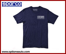 SPARCO T-SHIRT: NAVY HERITAGE (S)