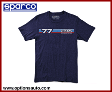 SPARCO T-SHIRT: NAVY RALLY (XL)