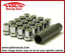 PROJECT KICS KYOKUGEN LUG NUT SET: 12x1.5 (20PCS, CHROME)