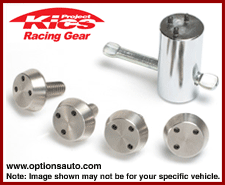 PROJECT KIS LICENSE PLATE BOLTS (4-PCS W/KEY)