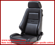 RECARO SPECIALIST M SEAT: MEDIUM GREY LEATHER