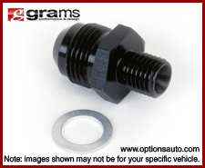 GRAMS ADAPTER FITTING: METRIC TO -6 AN (INLET)