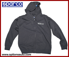 SPARCO ZIP SWEATER: WWW GRAY (XS)