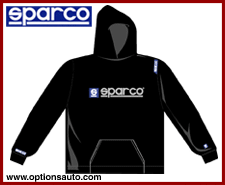 SPARCO WWW HOODIE SWEATER: BLACK (XS)