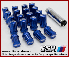 SSR GT-FORGED LUG NUTS: M12x1.5 (BLUE)