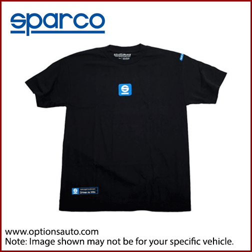 SPARCO T-SHIRT: TACH TRI BLACK (XS)
